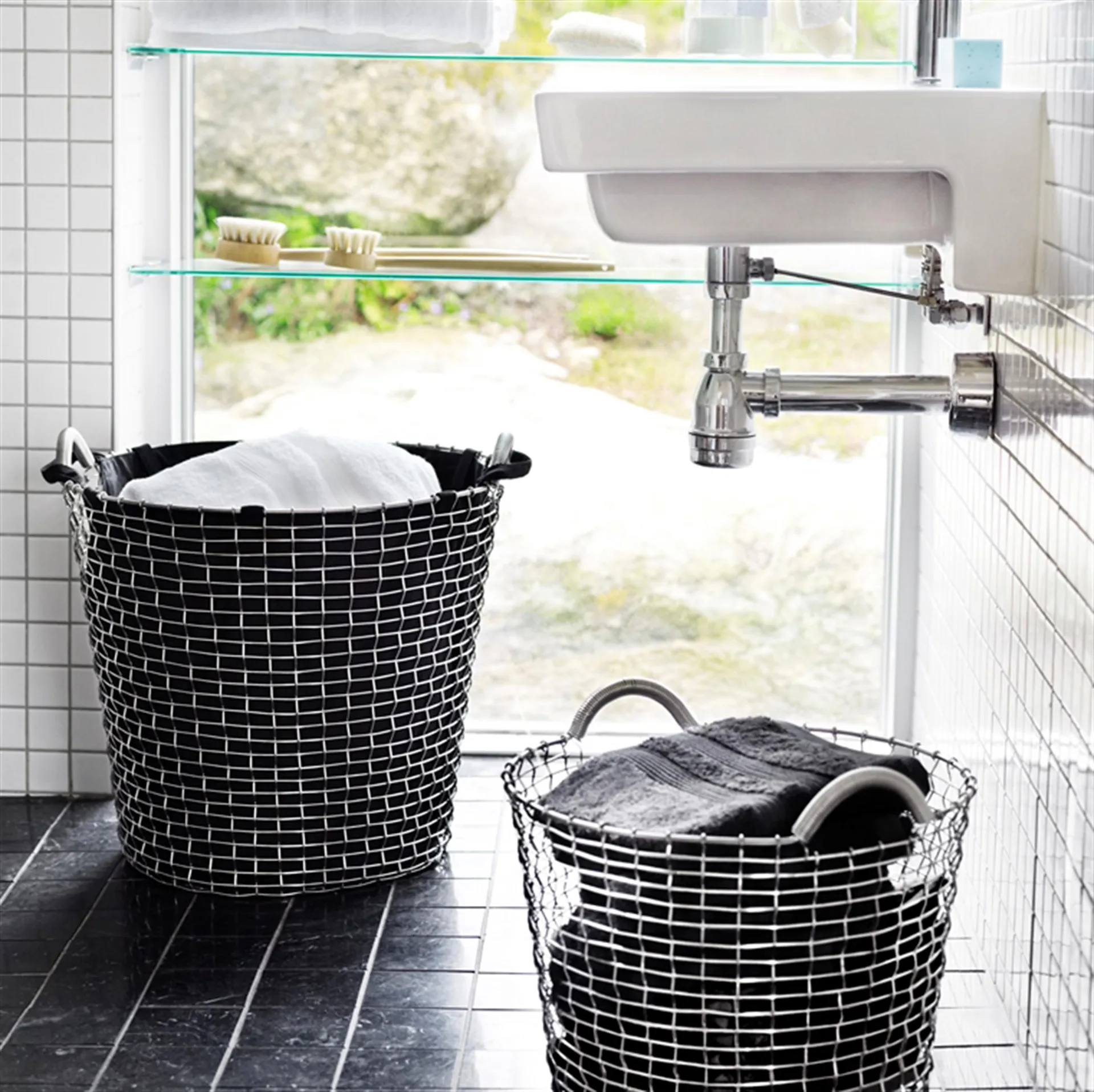 Sacco portabiancheria Korbo, nero 65 L KORBO