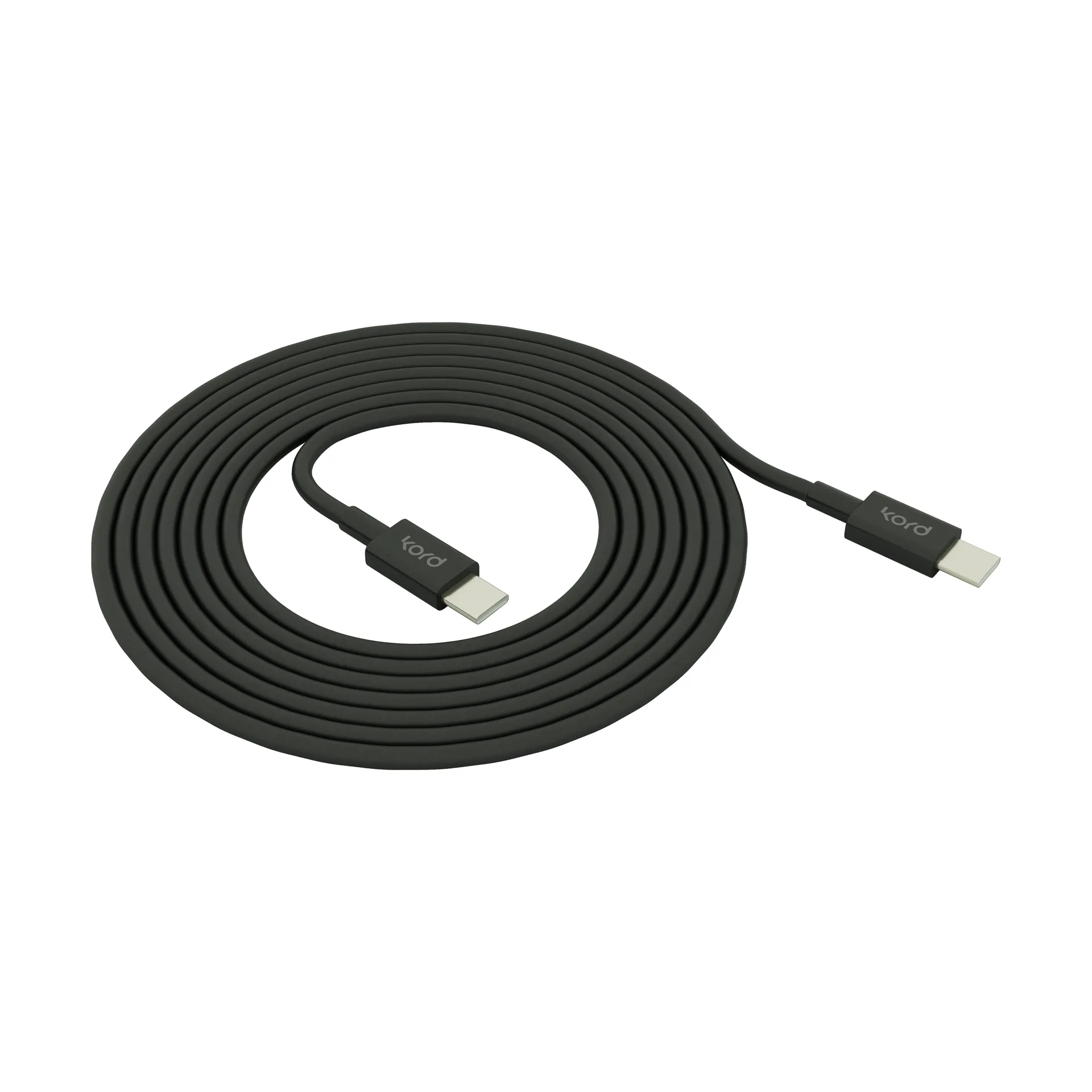 Cavo di ricarica Kord USB-C a USB-C 1,8 m, Black Kord