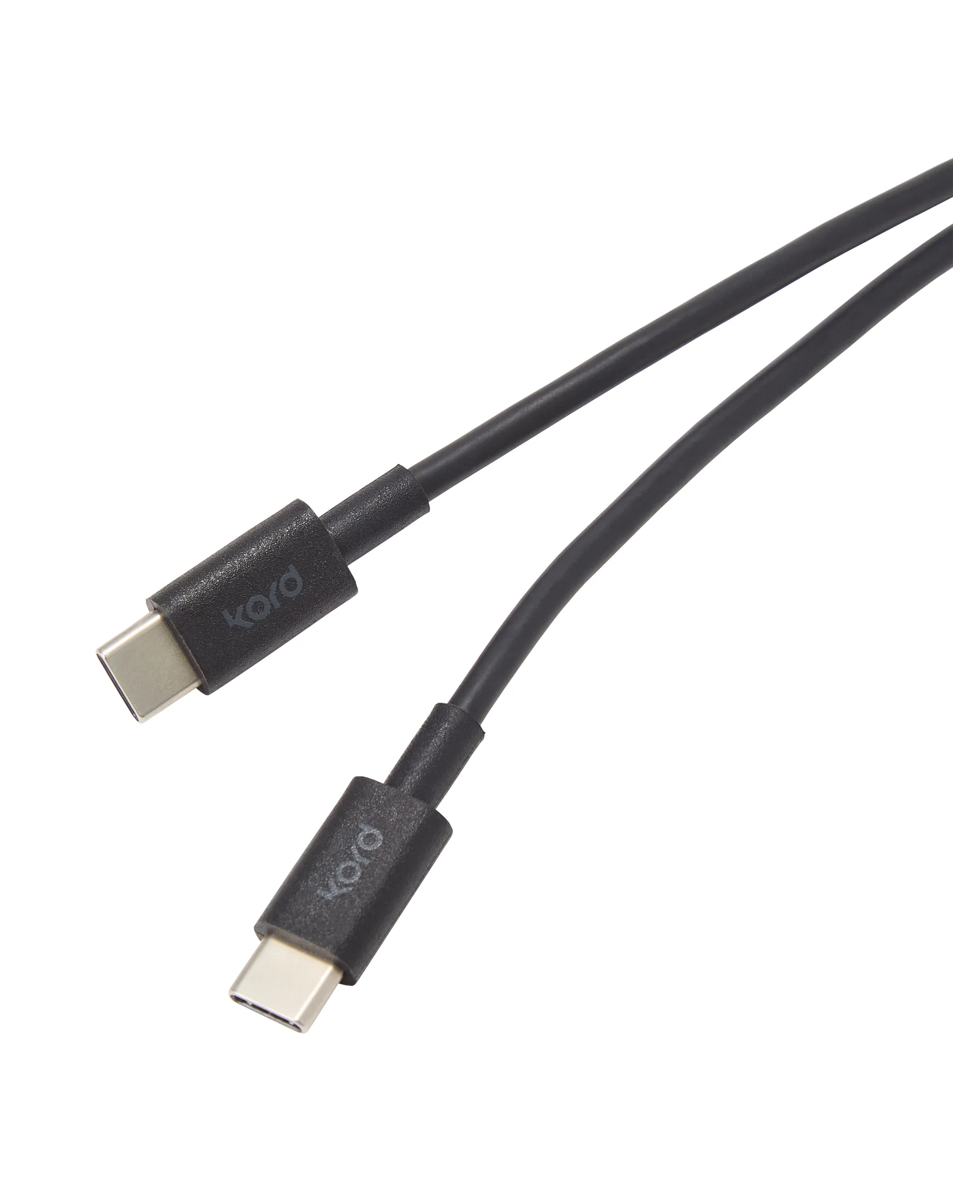 Cavo di ricarica Kord USB-C a USB-C 1,8 m, Black Kord