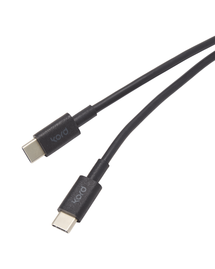 Cavo di ricarica Kord USB-C a USB-C 1,8 m, Black Kord
