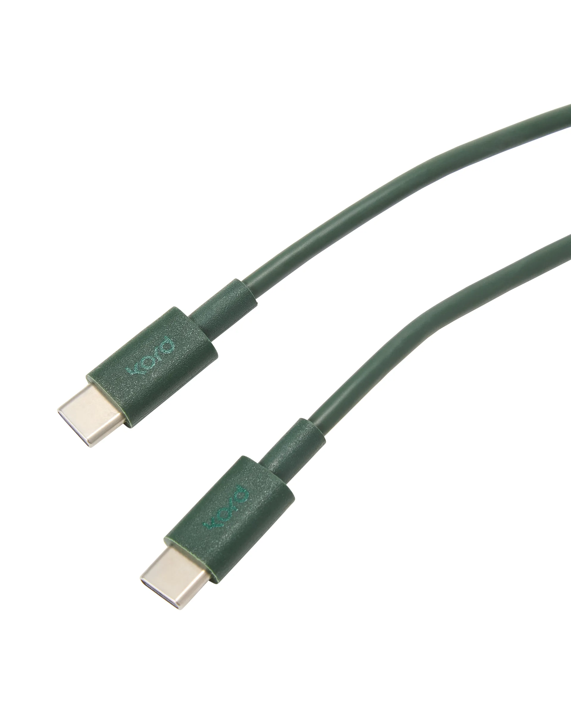 Cavo di ricarica Kord USB-C a USB-C 1,8 m, Dark Green Kord