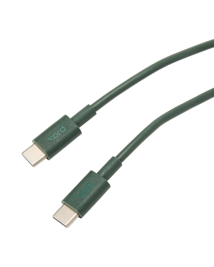 Cavo di ricarica Kord USB-C a USB-C 1,8 m, Dark Green Kord