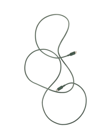 Cavo di ricarica Kord USB-C a USB-C 1,8 m - Dark Green - Kord