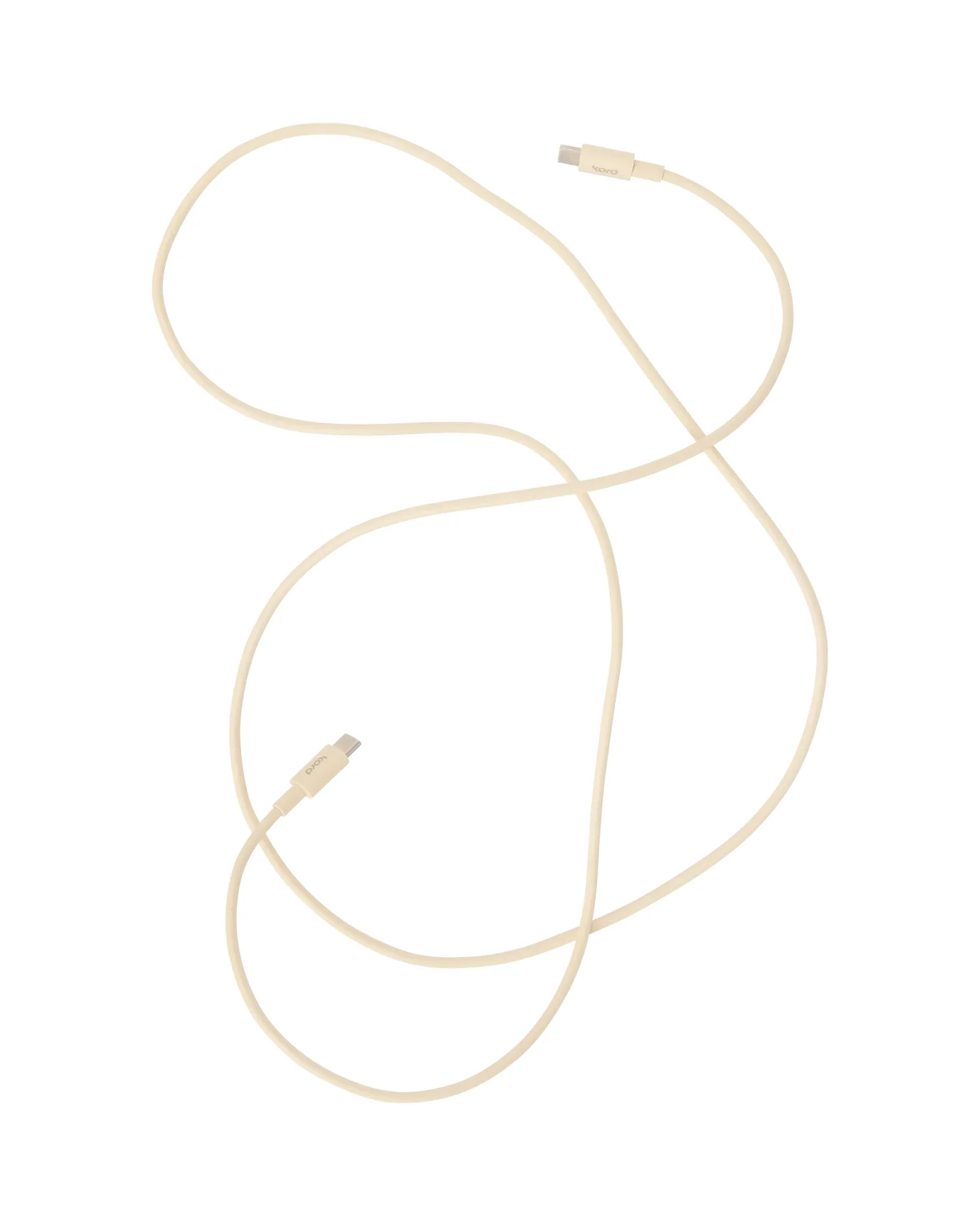 Cavo di ricarica Kord USB-C a USB-C 1,8 m, Pearled Ivory Kord