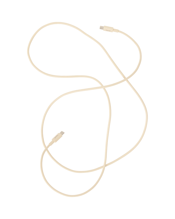 Cavo di ricarica Kord USB-C a USB-C 1,8 m, Pearled Ivory Kord