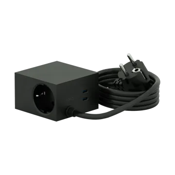 Cuboid+ multipresa USB-C 30W 2 m - Black - Kord
