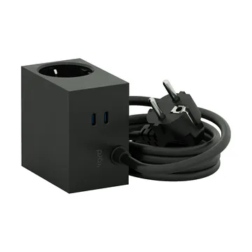 Cuboid+ multipresa USB-C 30W 2 m - Black - Kord