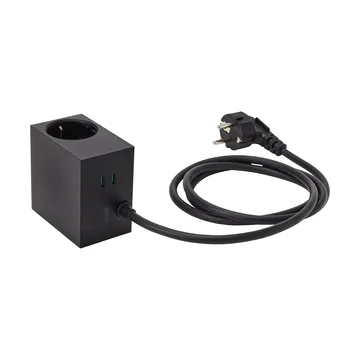 Cuboid+ multipresa USB-C 30W 2 m - Black - Kord
