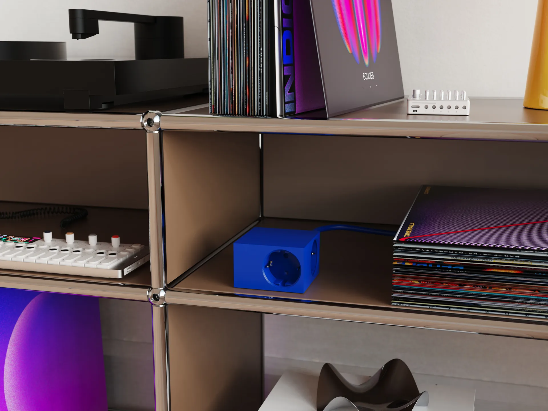 Cuboid+ multipresa USB-C 30W 2 m, Catalina Blue Kord