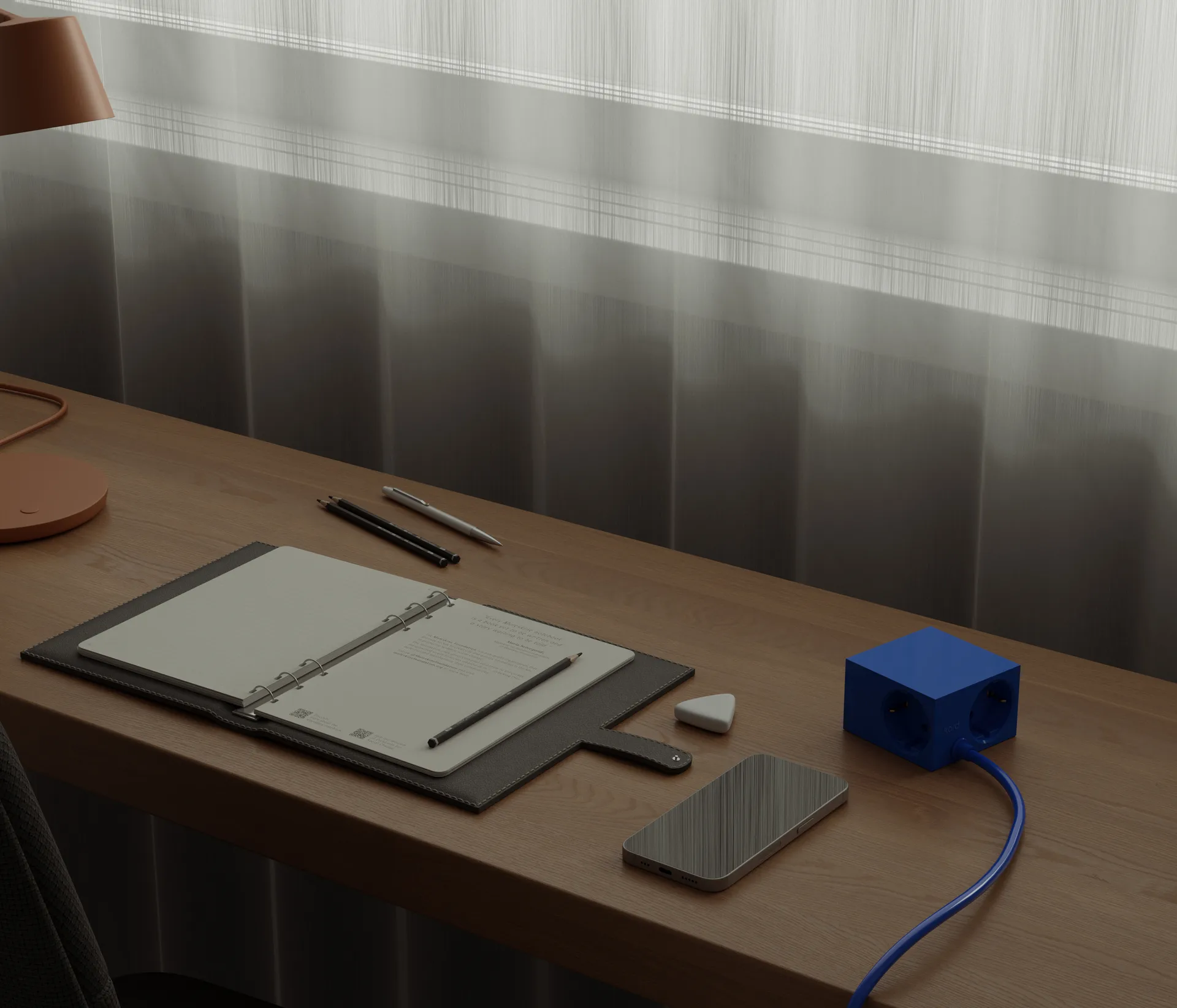 Cuboid+ multipresa USB-C 30W 2 m, Catalina Blue Kord