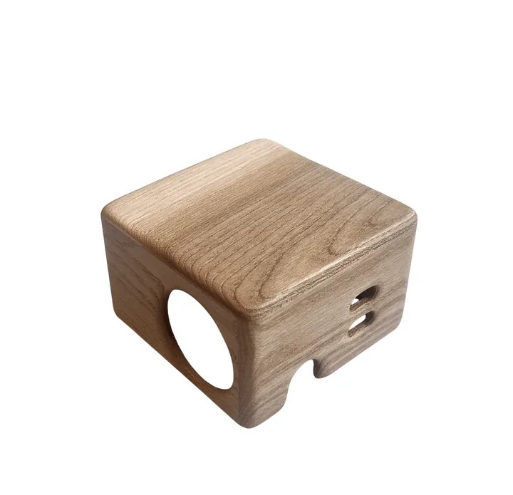 Kord x Bark woodencase-skal per presa multipla Cuboid+ - Corteccia - Kord