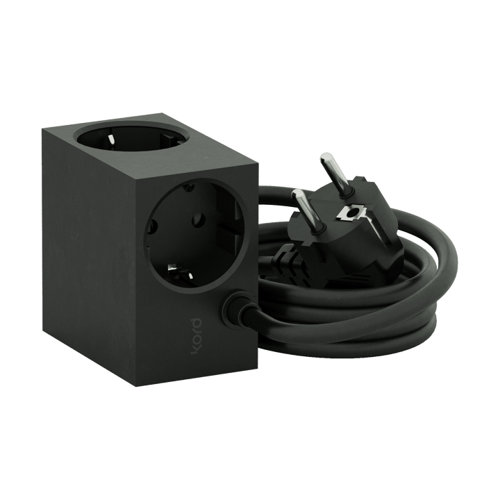 Presa multipla Cuboid 2 m - Black - Kord