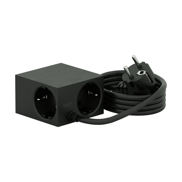 Presa multipla Cuboid 2 m, Black Kord