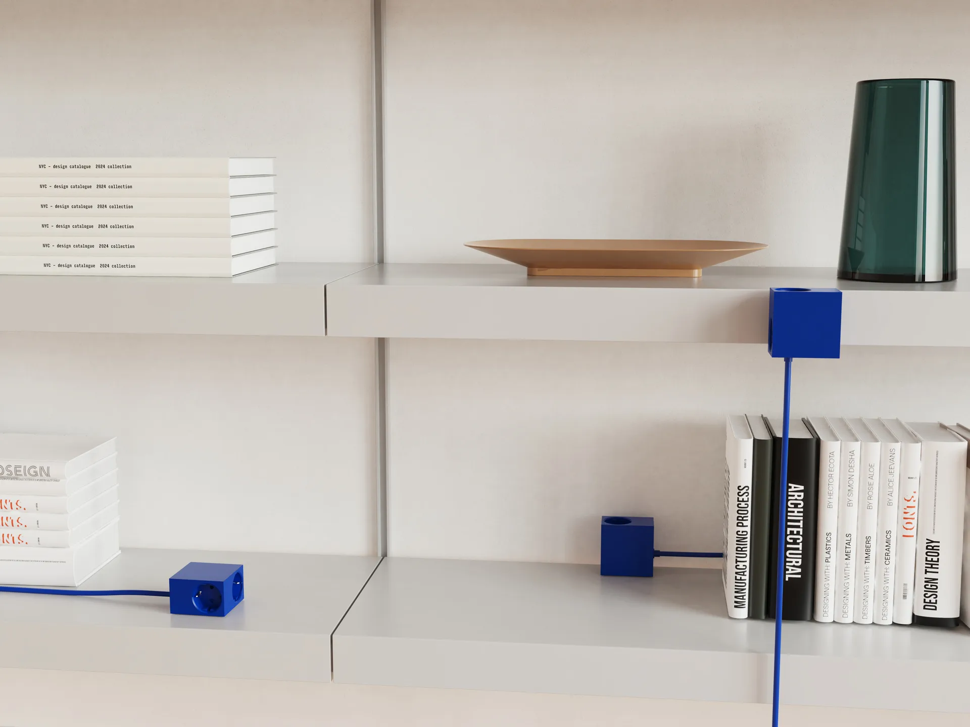 Presa multipla Cuboid+ USB-C 30W 2 m, Catalina Blue Kord