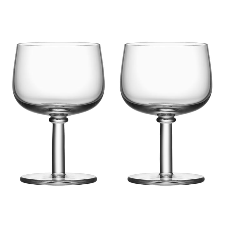 Bicchiere con piede 35 cl Viva confezione da 2 - Trasparente - Kosta Boda