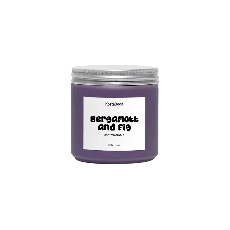 Candela profumata Mind, Bergamott & Fig, 330 g Kosta Boda