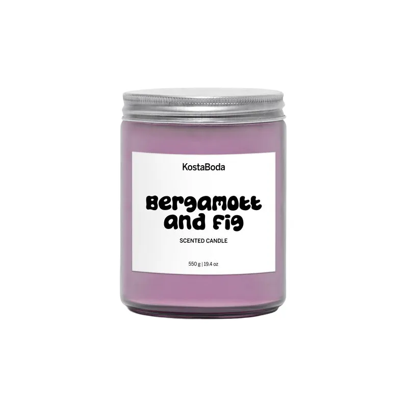 Candela profumata Mind, Bergamott & Fig, 550 g Kosta Boda
