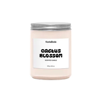 Candela profumata Mind - Cactus Blossom, 550 g - Kosta Boda