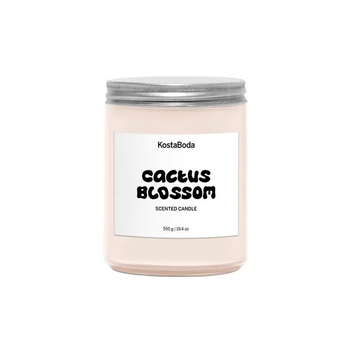Candela profumata Mind - Cactus Blossom, 550 g - Kosta Boda