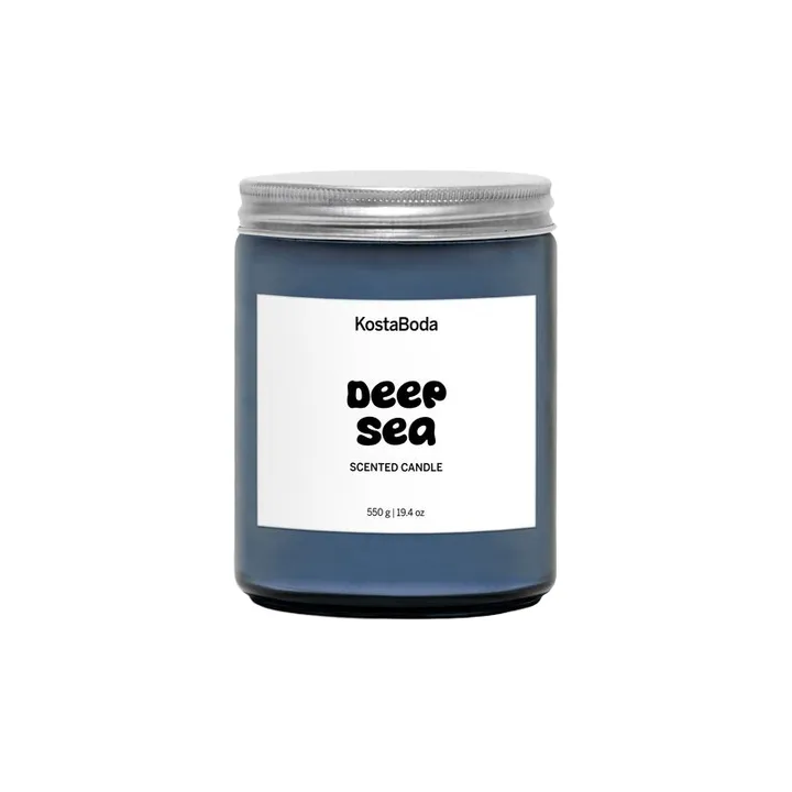 Candela profumata Mind - Deep Sea, 550 g - Kosta Boda