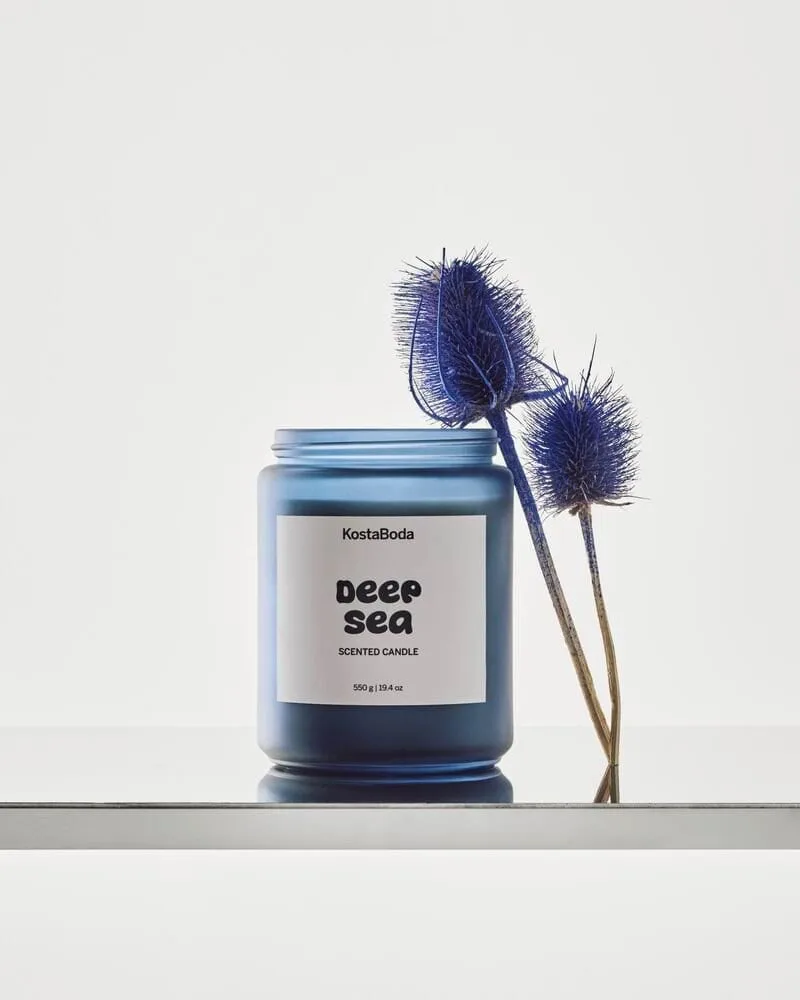 Candela profumata Mind, Deep Sea, 550 g Kosta Boda