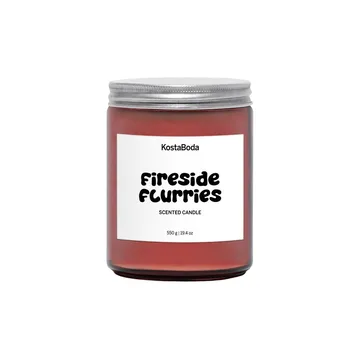 Candela profumata Mind - Fireside flurries, 550 g - Kosta Boda