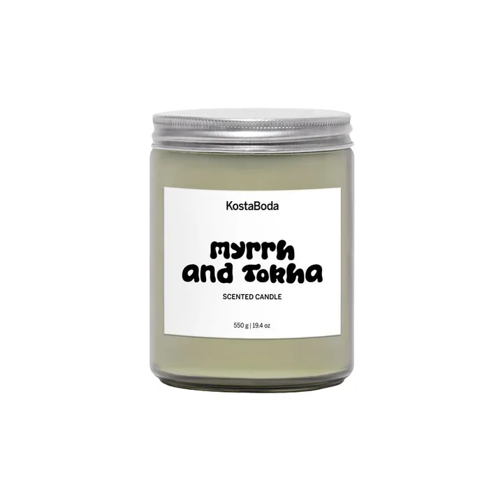 Candela profumata Mind - Myrrh & Tokha, 550 g - Kosta Boda