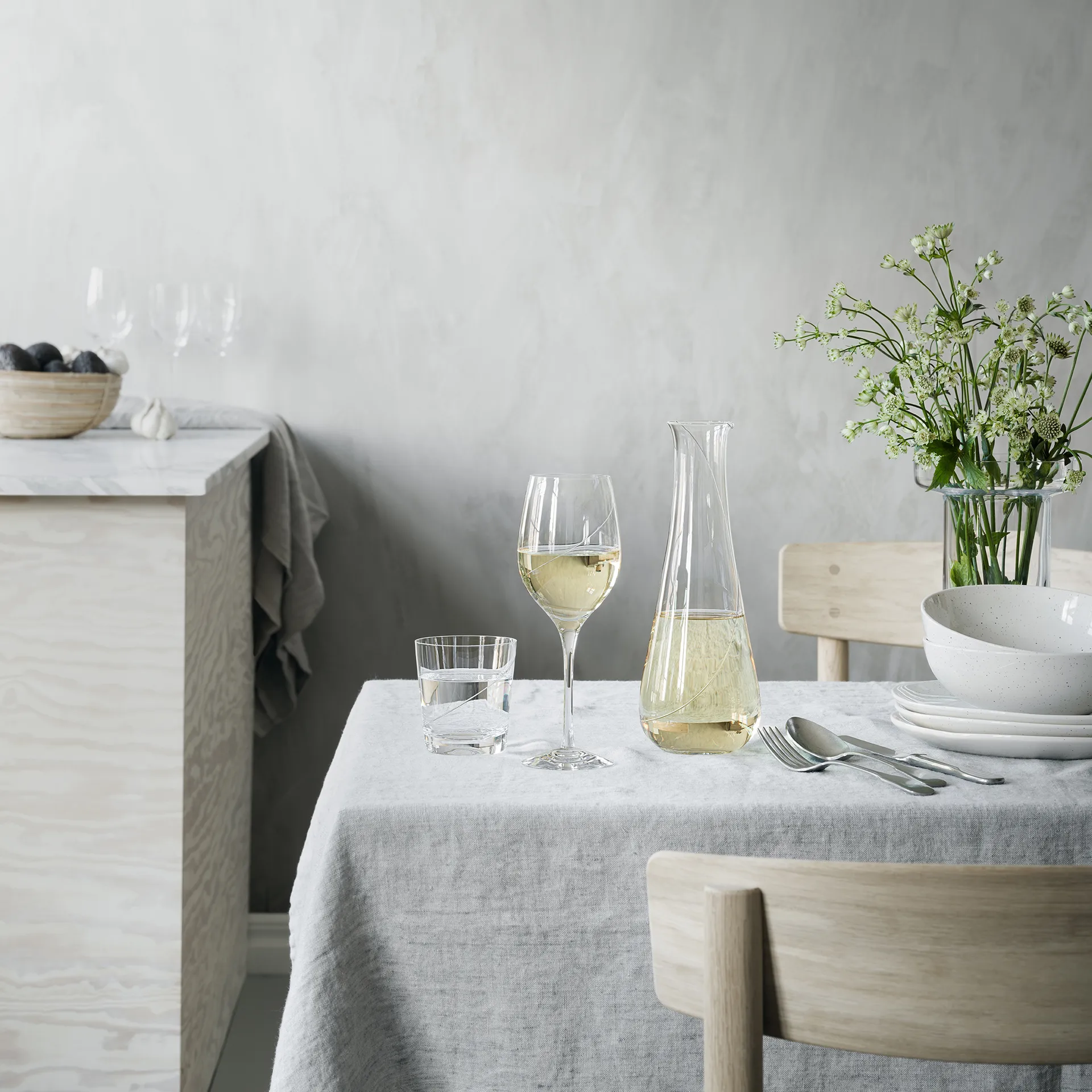 Caraffa Line 98 cl, Trasparente Kosta Boda