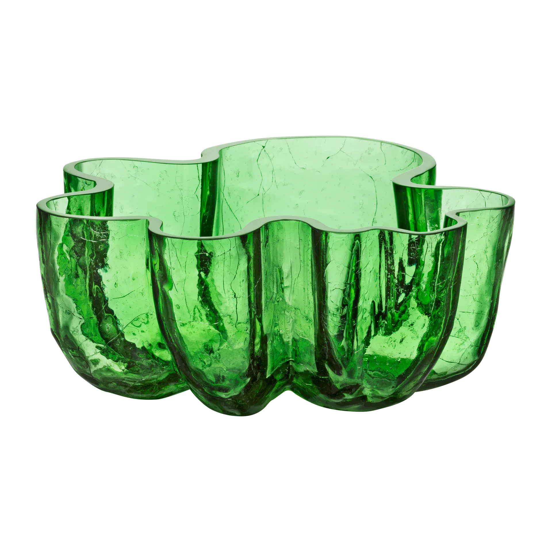 Ciotola Crackle piccola 10,5 cm, Verde Kosta Boda