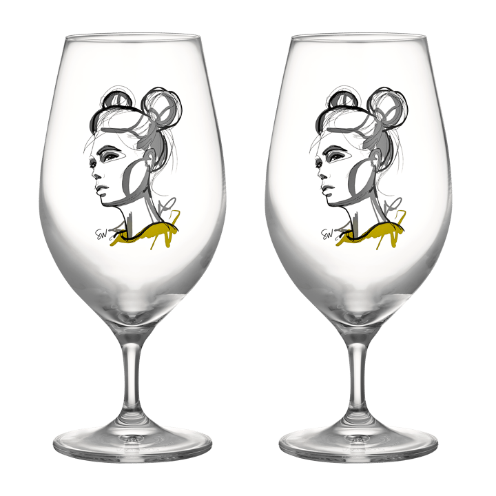 Confezione da 2 bicchieri da birra All about you - Cheers to you - Kosta Boda