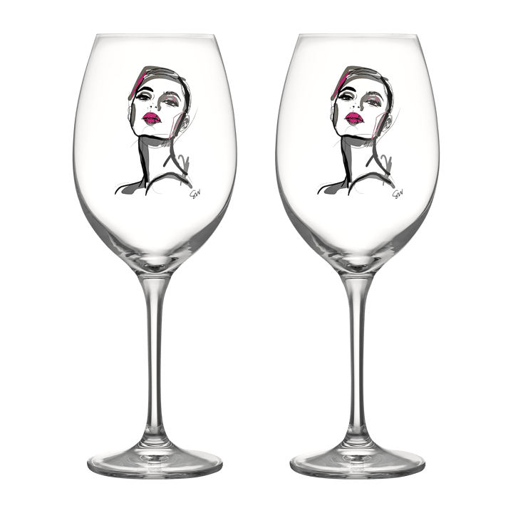 Confezione da 2 bicchieri da vino All about you - Hold you - Kosta Boda