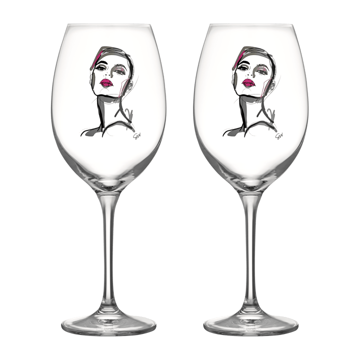 Confezione da 2 bicchieri da vino All about you - Hold you - Kosta Boda