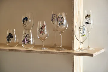 Confezione da 2 bicchieri da vino All about you - Miss him (blu) - Kosta Boda