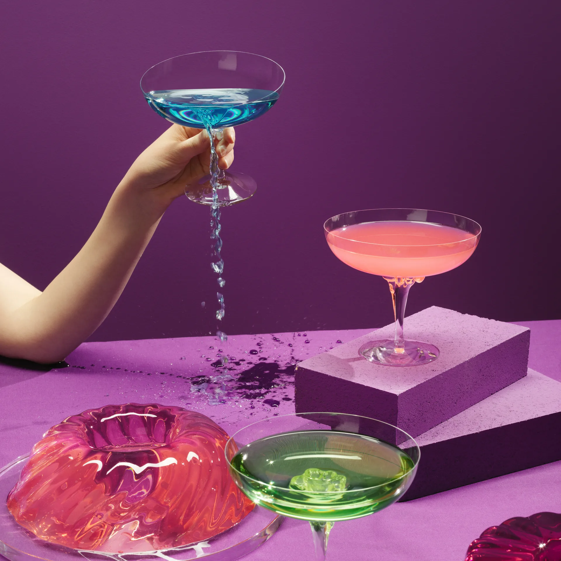Cupola in vetro Sugar Dandy 32 cl, rosa Kosta Boda