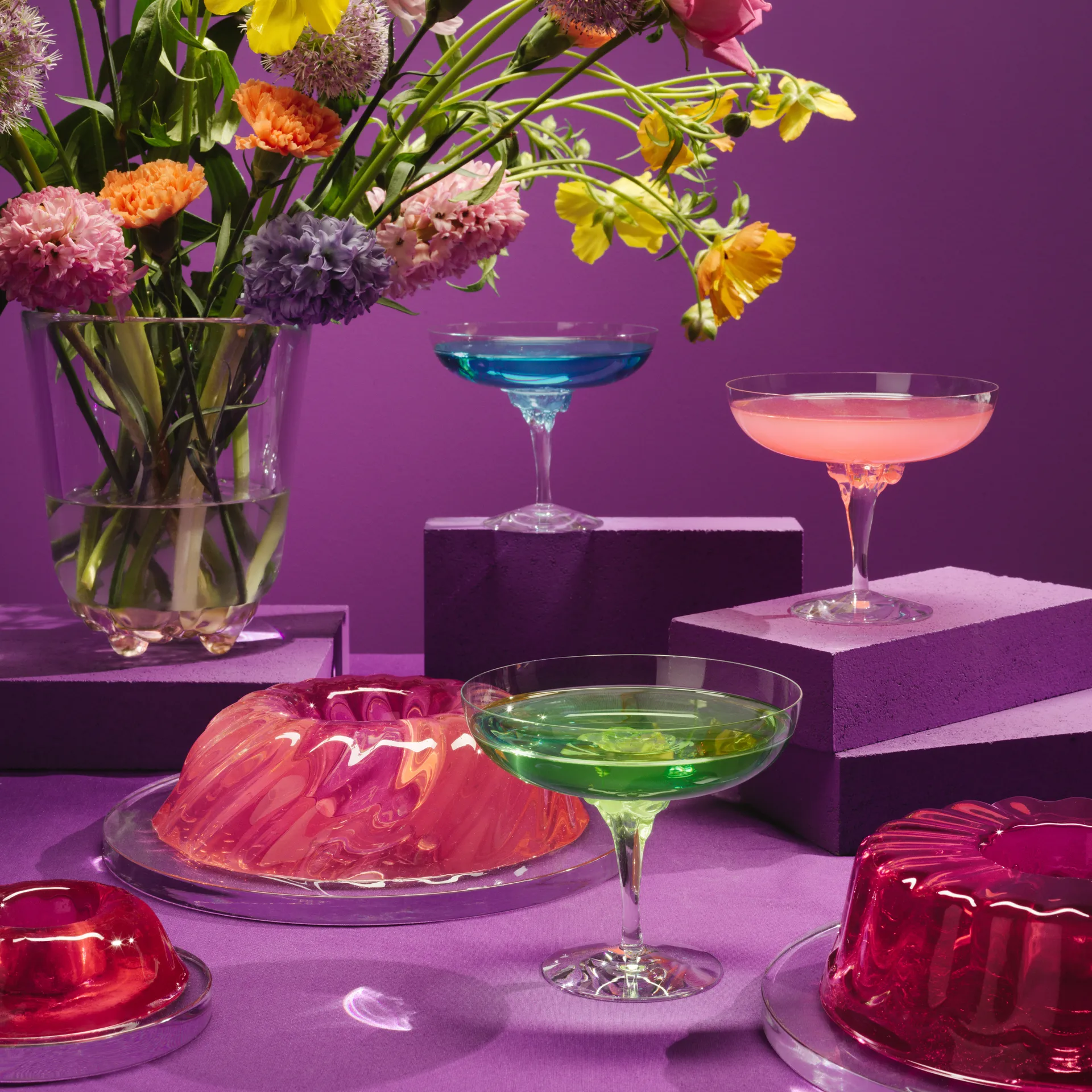Cupola in vetro Sugar Dandy 32 cl, rosa Kosta Boda