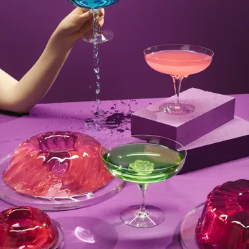 Cupola in vetro Sugar Dandy 32 cl - verde - Kosta Boda