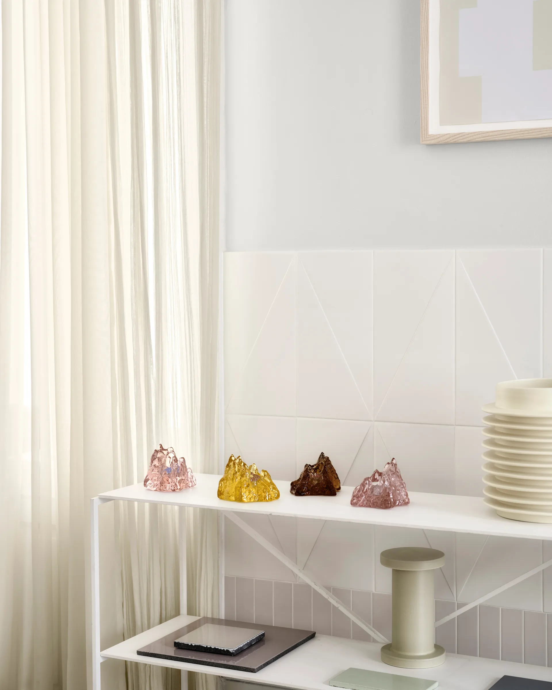 Lanterna The Rock 91 mm, Giallo Kosta Boda