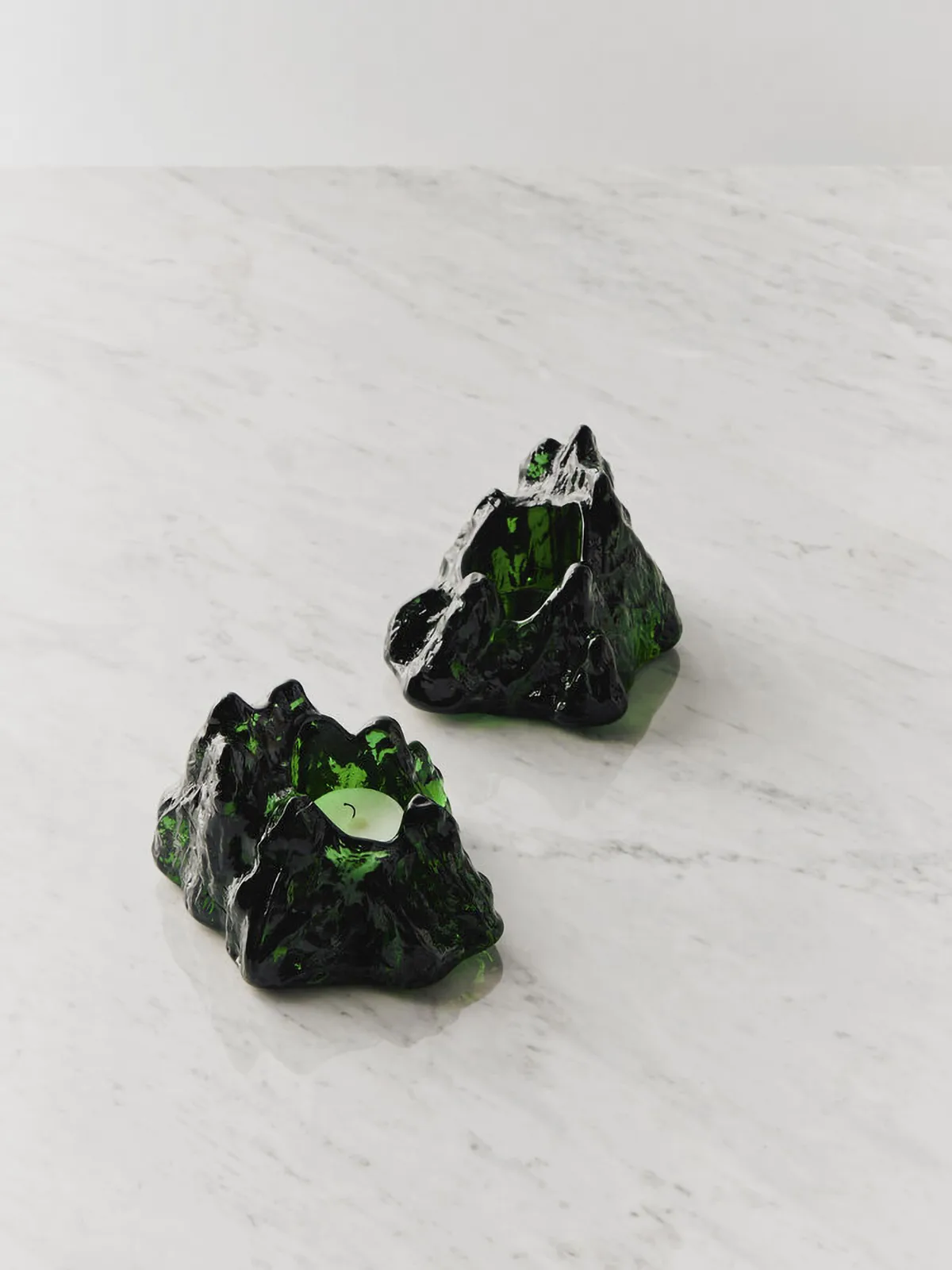 Lanterna The Rock 91 mm, Smeraldo verde Kosta Boda