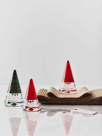 Noel gnomo - Rosso, 15 cm - Kosta Boda