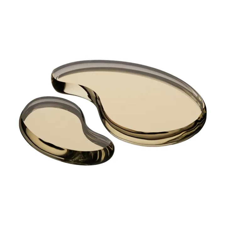 Oggetto decorativo Tears of joy 2 pezzi - Oro - Kosta Boda