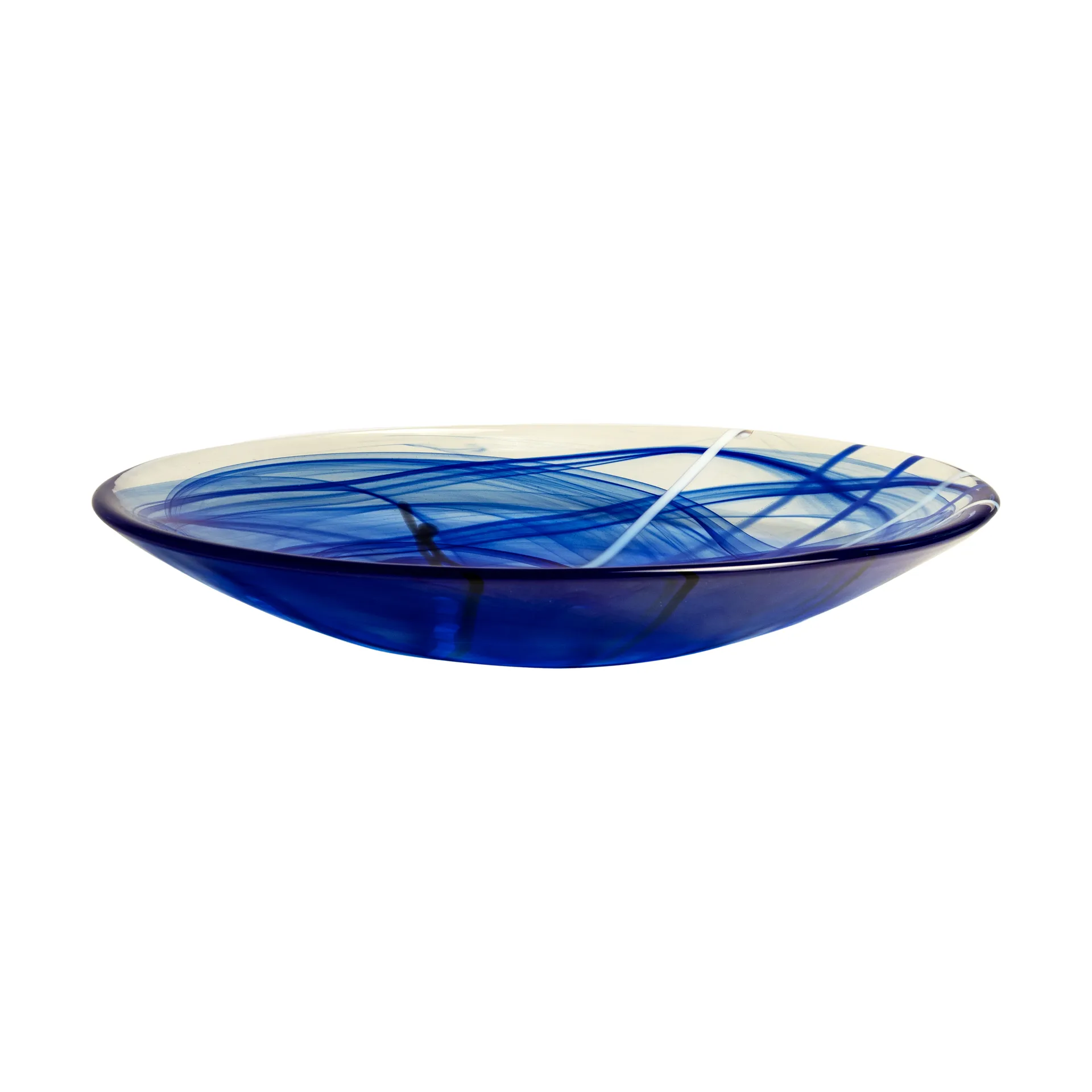 Piattino Contrast 380 mm, Blu Kosta Boda