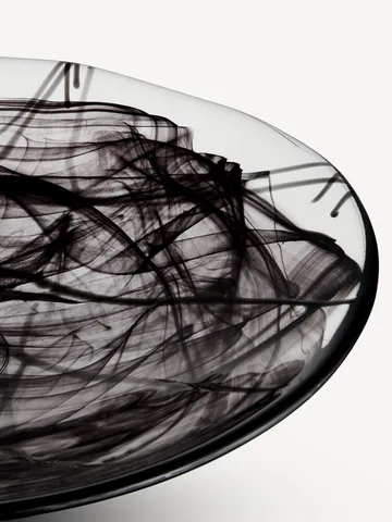 Piattino Contrast 380 mm - Nero-nero - Kosta Boda