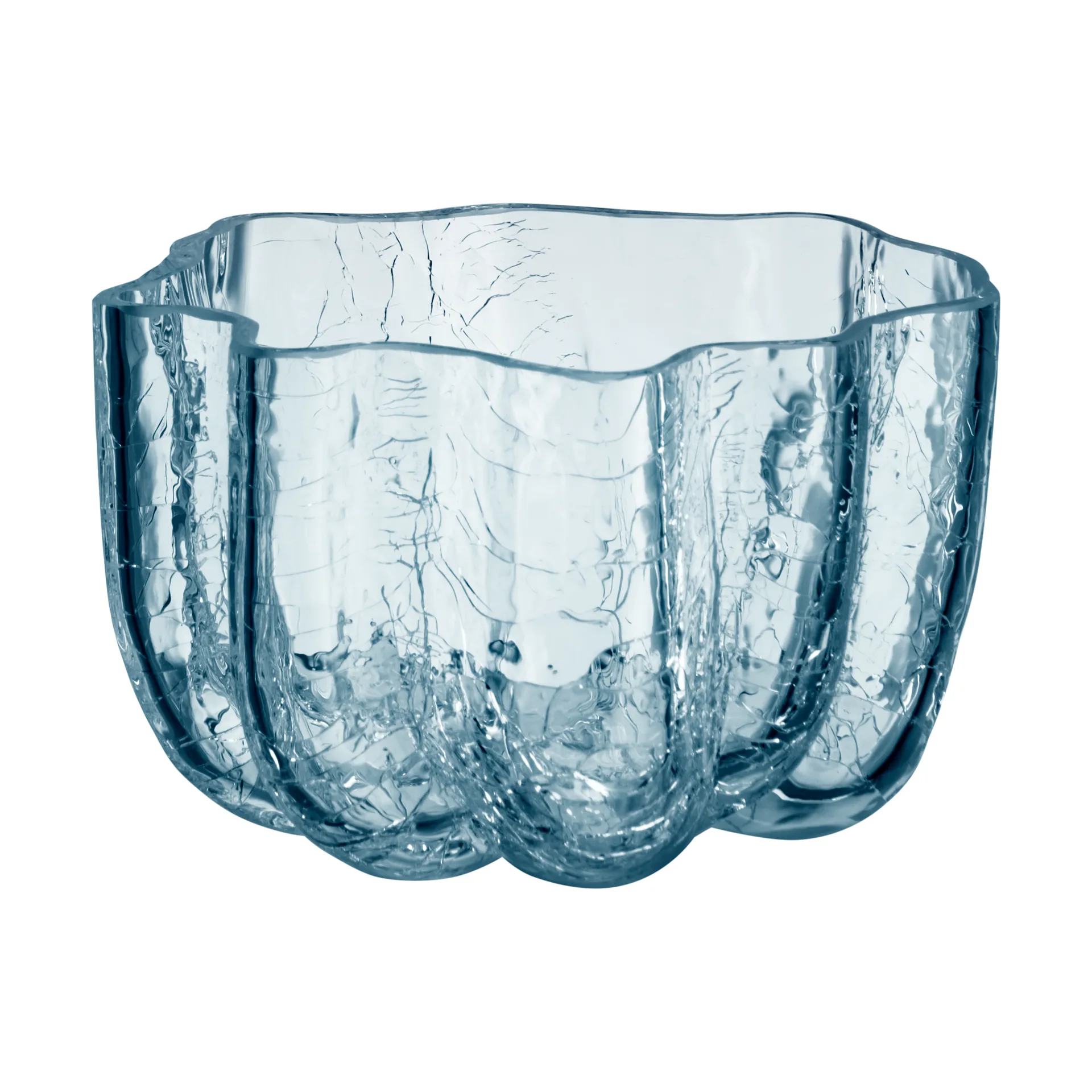 Portacandela circolare Crackle 58 mm, Trasparente Kosta Boda