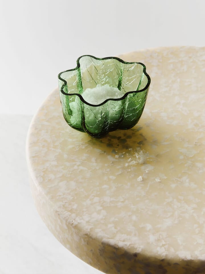 Portacandela Crackle 5,8 cm, Verde scuro Kosta Boda