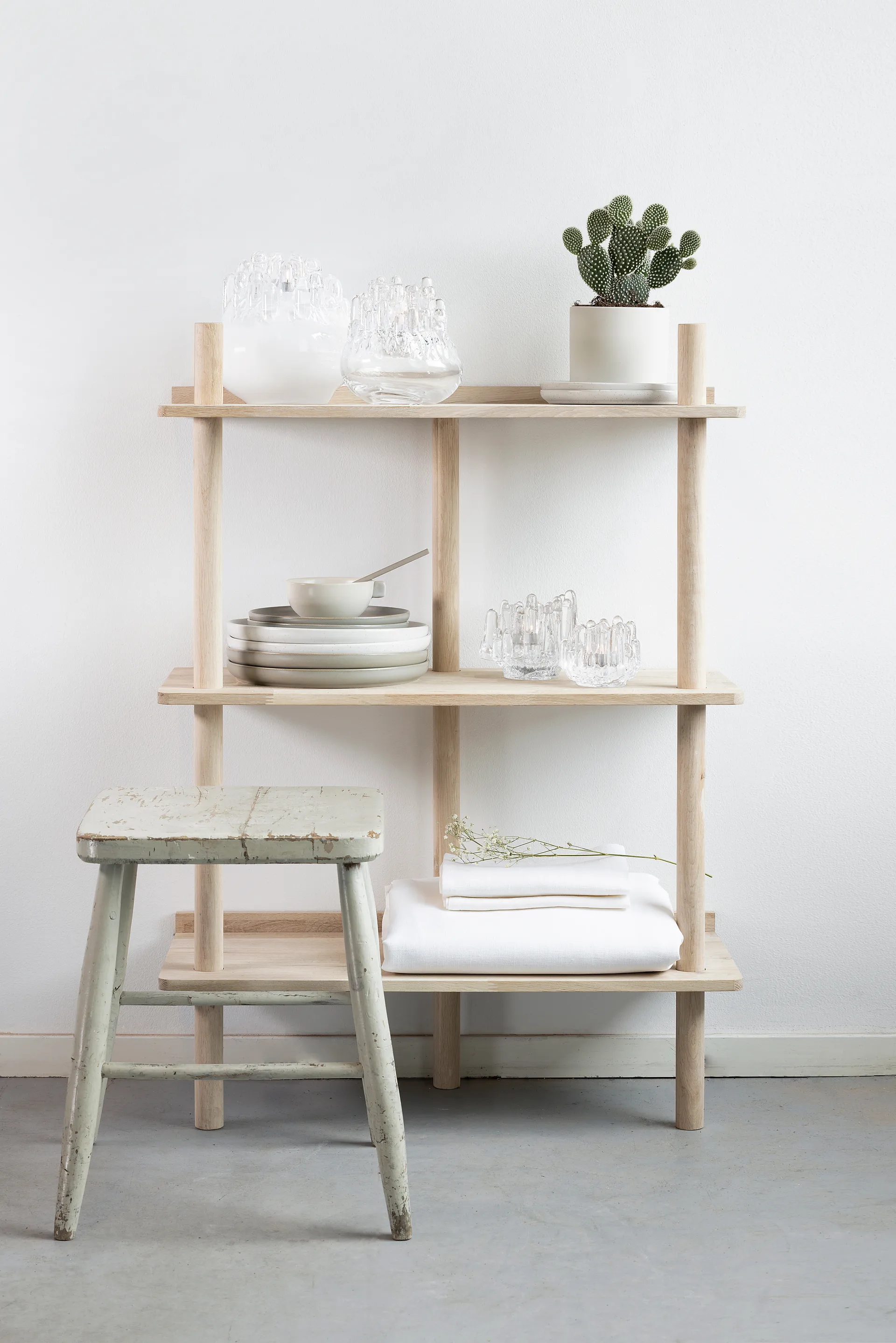 Portacandela Polar 112 mm, Trasparente Kosta Boda