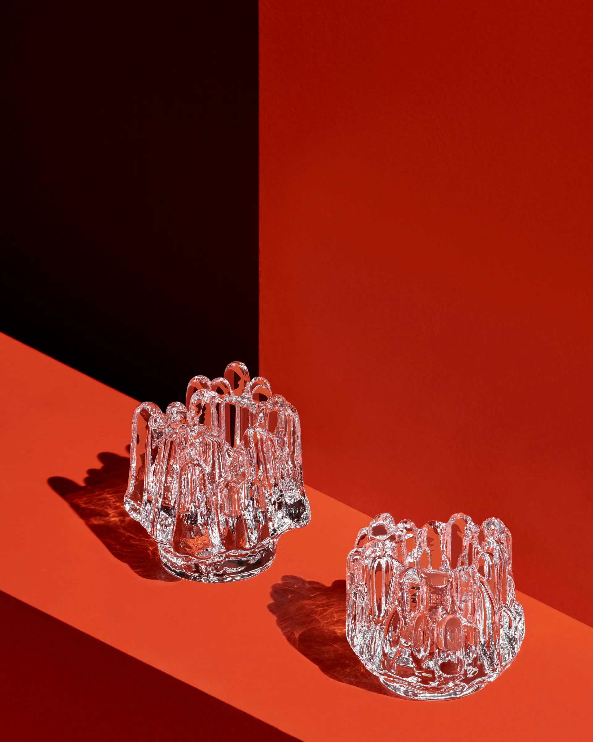 Portacandela Polar 112 mm, Trasparente Kosta Boda