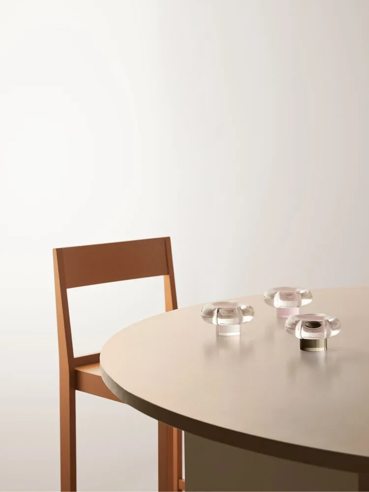 Portacandele Orion Ø11x6,3 cm, Grigio Kosta Boda