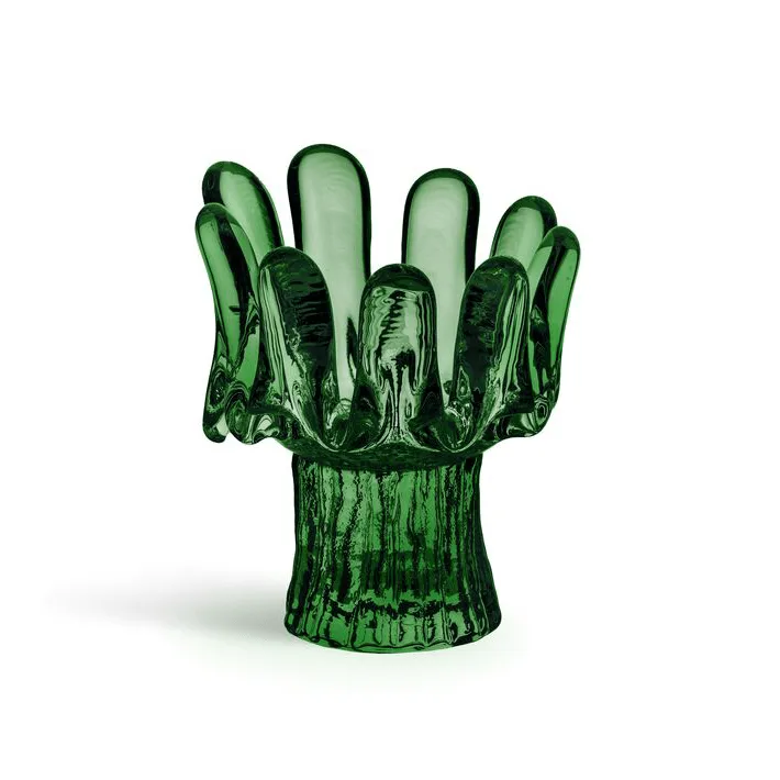 Portacandele Solros 11,5 cm, Verde smeraldo Kosta Boda
