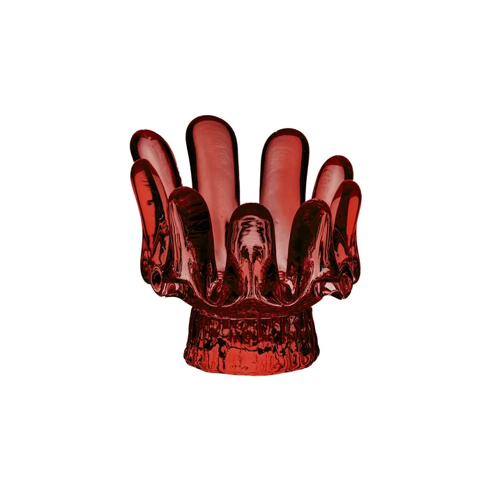 Portacandele Solros 9,2 cm - Rosso - Kosta Boda