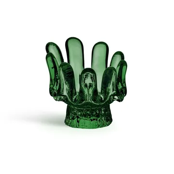 Portacandele Solros 9,2 cm - Verde smeraldo - Kosta Boda